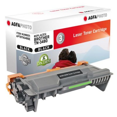AGFAPHOTO  APTBTN3480E Cartouche de toner 1 pi&egrave;ce(s) Compatible Noir