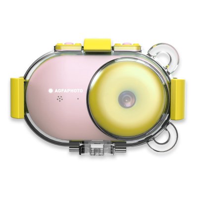 AGFAPHOTO  Realikids Cam Cam&eacute;ra de sport &eacute;tanche pour enfants 16MP Rose