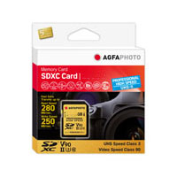 AGFAPHOTO  SDXC UHS II 256GB Professional High Speed U3 V90