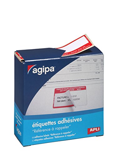 GENERIQUE Agipa 115631 Bo&icirc;te de 500 &eacute;tiquettes signal&eacute;tiques Format 36 x 59 mm