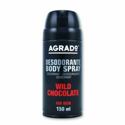AGRADO  D&eacute;odorant Spray Chocolat Sauvage Homme 150ml