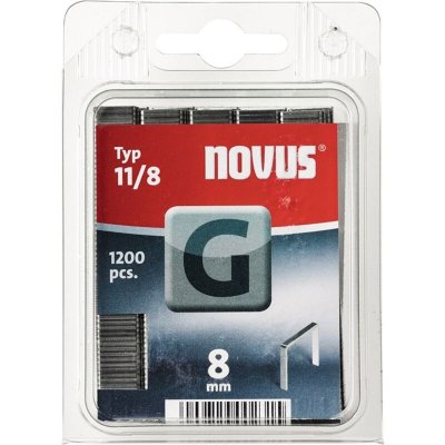 NOVUS Agrafes &agrave; fil plat - type 11 1200 pc(s)  G11/8