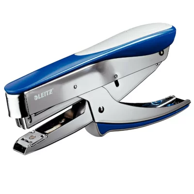 LEITZ Agrafeuse  5548 coloris bleu fonc&eacute; m&eacute;tallique