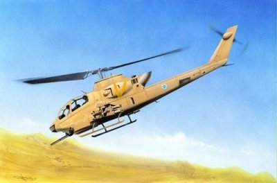 HOBBY BOSS Ah-1f Cobra Attack Helicopter - 1:72e - 