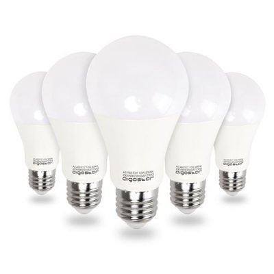 AIGOSTAR  177850 Ampoule LED A60 Grand culot et lumi&egrave;re chaude 12 W