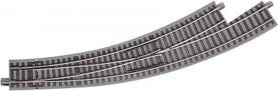 ROCO Aiguillage enroul&eacute;, &agrave; gauche (H0) Voie geoLINE (avec ballast)  61154 30 &deg; 434.5 mm