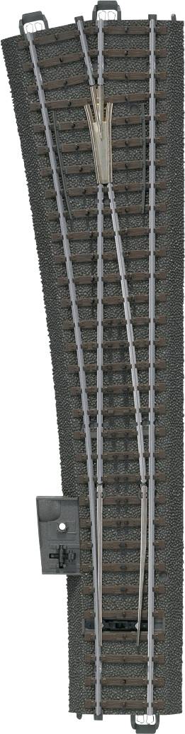 MARKLIN Aiguillage, &eacute;troit, &agrave; gauche H0 Longueur: 236.1 mm Rayon:1114.6 mm 12.1 &deg; 24711