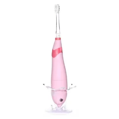 AILORIA  BUBBLE BRUSH Enfant Brosse &agrave; dents &agrave; ultrasons Rose
