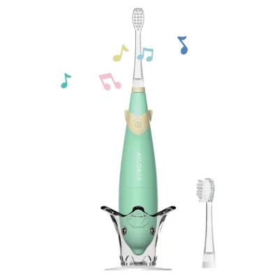 AILORIA  BUBBLE BRUSH Enfant Brosse &agrave; dents &agrave; ultrasons Vert