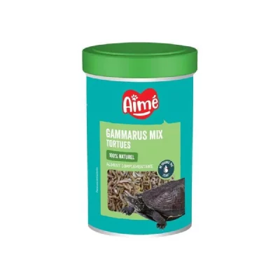 AIME  Aliment principal Crevettes gammarus - Pour tortue - 1l