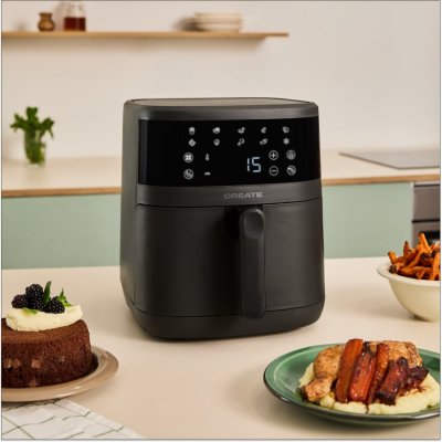 CREATE Air Fryer Dual Heat - Friteuse &Agrave; Air 6,5 L Avec Double R&eacute;sistance