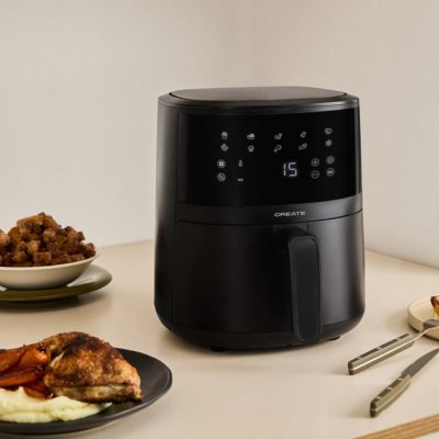 CREATE AIR FRYER EASY - Friteuse &agrave; air 4,5 L - Noir