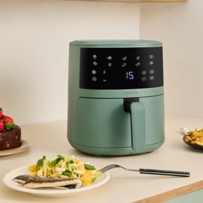 CREATE AIR FRYER EASY - Friteuse &agrave; air 4,5 L - Sauge