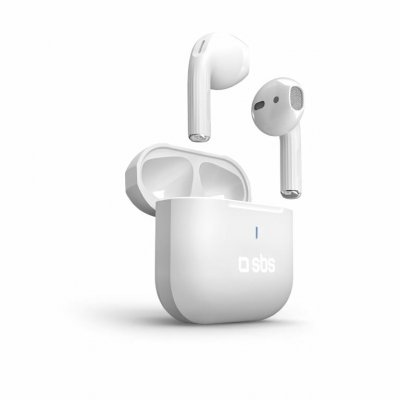 SBS Air Kab Casque True Wireless Stereo (TWS) Ecouteurs Appels/Musique Blanc