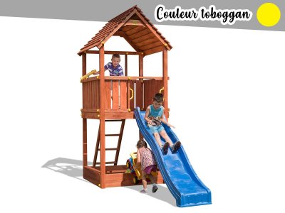 HESPERIDE Aire De Jeux Joy - Toboggan Bleu - Fungoo
