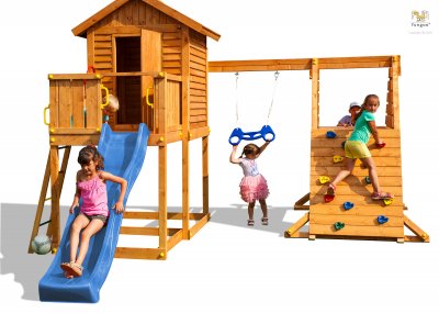 FUNGOO Aire de jeux my house spider jaune -  MyHOUSE SPIDER