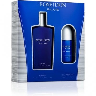 AIRE DE SEVILLA  Eau de toilette bleue Poseidon + d&eacute;odorant Rollon