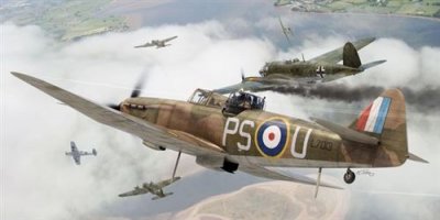 AIRFIX  - Ai02069 - Maquette D'aviation - Boulton Paul D&eacute;fiant