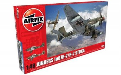 AIRFIX  Junkers Ju87b-1 Stuka Plastic Model Kit (123 Piece)