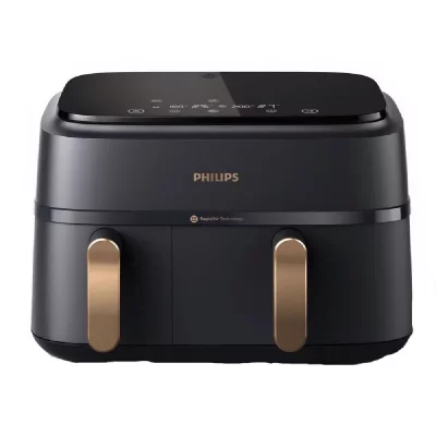 PHILIPS Airfryer  Series 3000 9L Double Panier NA352/00