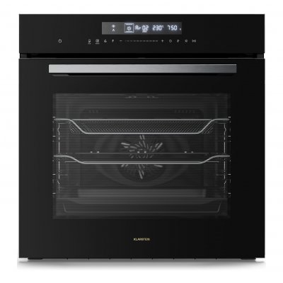 KLARSTEIN Airjet 60cm 72L Four Encastrable Noir