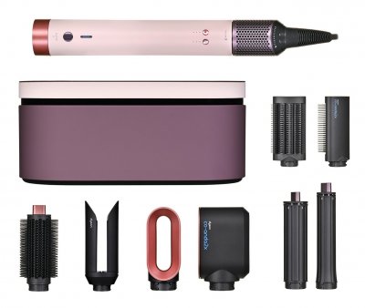 DYSON Airwrap Co-anda 2 x Cheveux raides &agrave; ondul&eacute;s Rose C&eacute;ramique