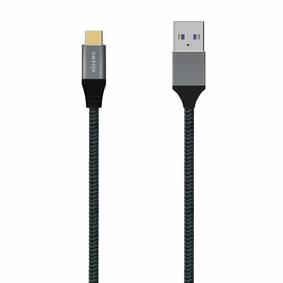 AISENS  A107-0630 Usb-a To Usb-c Cable 0.5 M Argent&eacute;