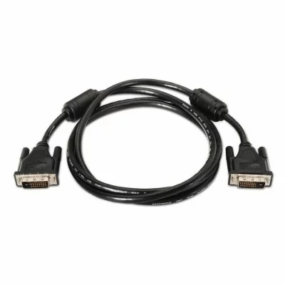 AISENS  - c&acirc;ble double liaison 24+1 dvi avec ferrite, m-m, noir, 1,8m