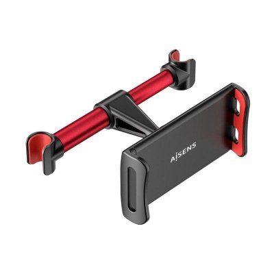 AISENS  Support Voiture pour Tablette/Smartphone 5-12"" Rouge/Noir