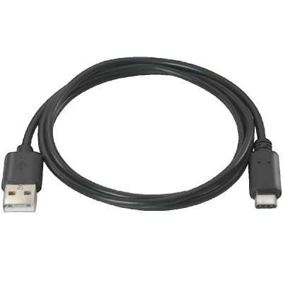 AISENS  - usb 2.0 3a cable, usb-c/m-a/m type, noir, 2.0m