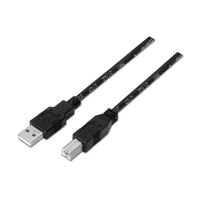 AISENS  - usb 2.0 c&acirc;ble d'imprimante, type a/m-b/m, noir, 1.0m