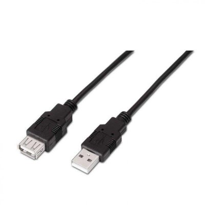 AISENS  - usb 2.0 cable, type a/m-a/h, noir, 3.0m