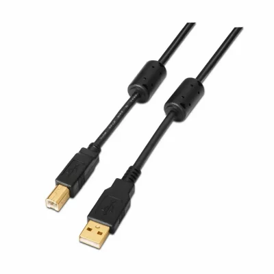 AISENS  Usb-b 2.0 To Usb-a 2.0 M/m High Quality 2 M Noir
