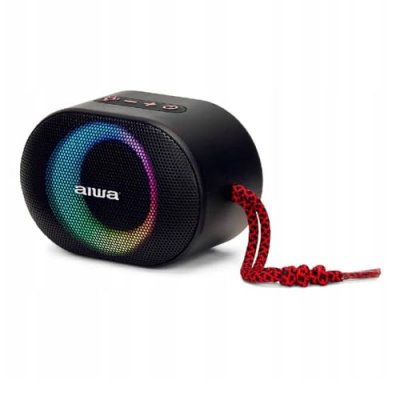 AIWA  BST-330RD Enceinte Bluetooth portable 10W Noir/Rouge