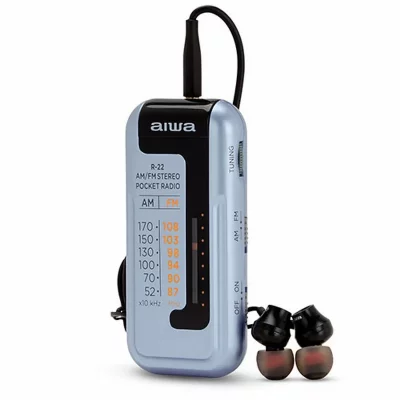 AIWA  Mini R-22sl Portable Radio Am/fm Clair