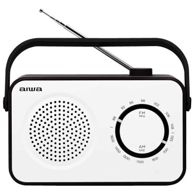 AIWA  R-190BW Radio Portable Analogique Noir, Blanc