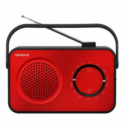 AIWA  R-190RD Radio Portable Analogique Noir, Rouge