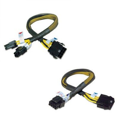 AKASA AK-CB8-8-EXT - rallonge de c&acirc;ble d'alimentation - 30 cm