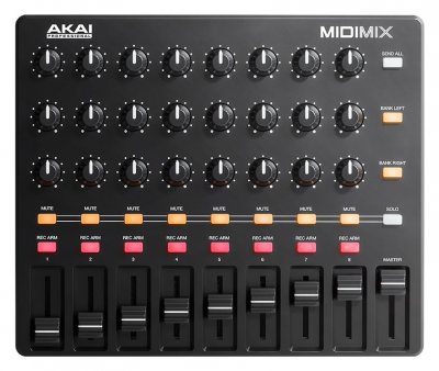 AKAI  Pro MIDIMIX - Contr&ocirc;leur 9 faders 24 potentiom&egrave;tres