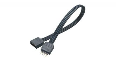 AKASA  AK-CBLD01-50BK C&acirc;ble d'extension de la Bande LED 0,5 M Noir