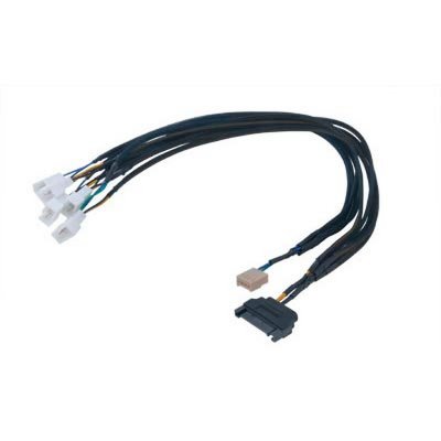 AKASA  flexa fp5s 450mm pwm fan splitter cable for 5 fans powered by sata ak-cbfa07-45