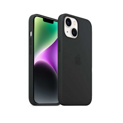 AKASHI  Coque de protection en silicone noir- Apple iPhone 13 / 14