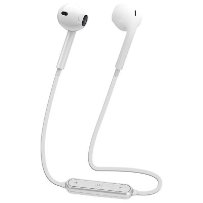 AKASHI  Ecouteurs Filaire Bluetooth Sport Blanc