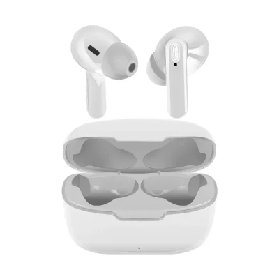 AKASHI  Ecouteurs Sans Fil Bluetooth Blanc 
