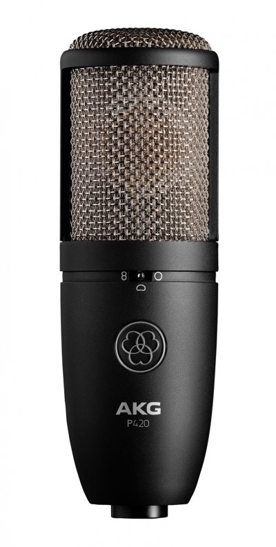 AKG  P420, Microphone de studio, 20 - 20000 Hz, Avec fil, Mini XLR (3-pin), 530 g, Noir
