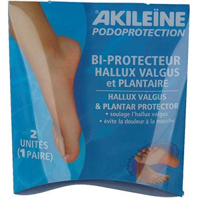 ASEPTA Akile&iuml;ne Podoprotection BiProtecteur Hallux Valgus Et Plantaire Taille S x 1 Paire