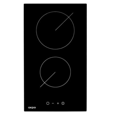 AKPO  PKA 30 830/2 plaque Noir Int&eacute;gr&eacute; (placement) 30 cm Plaque &agrave; induction avec zone 2 zone(s)