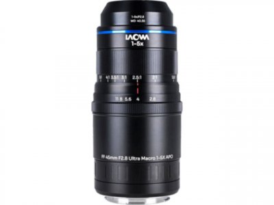 LAOWA Aksen 45 mm f/2.8-11 1-5X Ultra Macro APO Noir pour Monture L