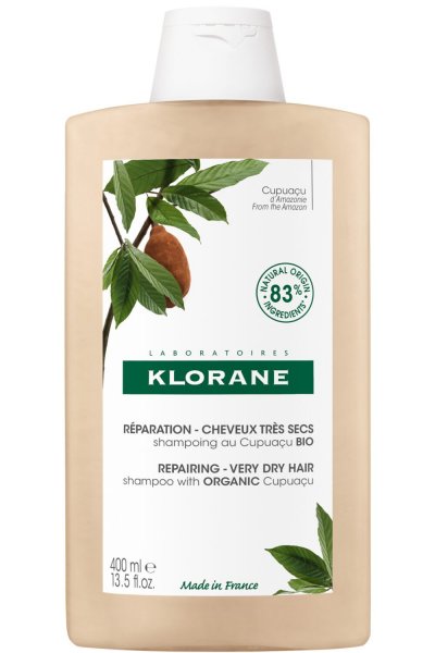 KLORANE AL CUPUA&Ccedil;U BIO champ&uacute; reparador para cabello muy seco 400 ml