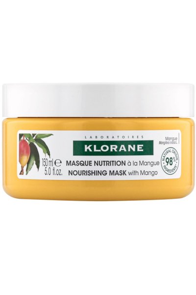 KLORANE AL MANGO mascarilla nutritiva para cabello seco 150 ml